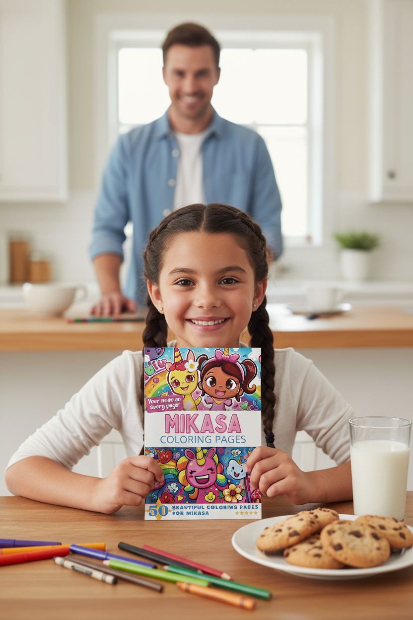 Mikasa personal coloring pages