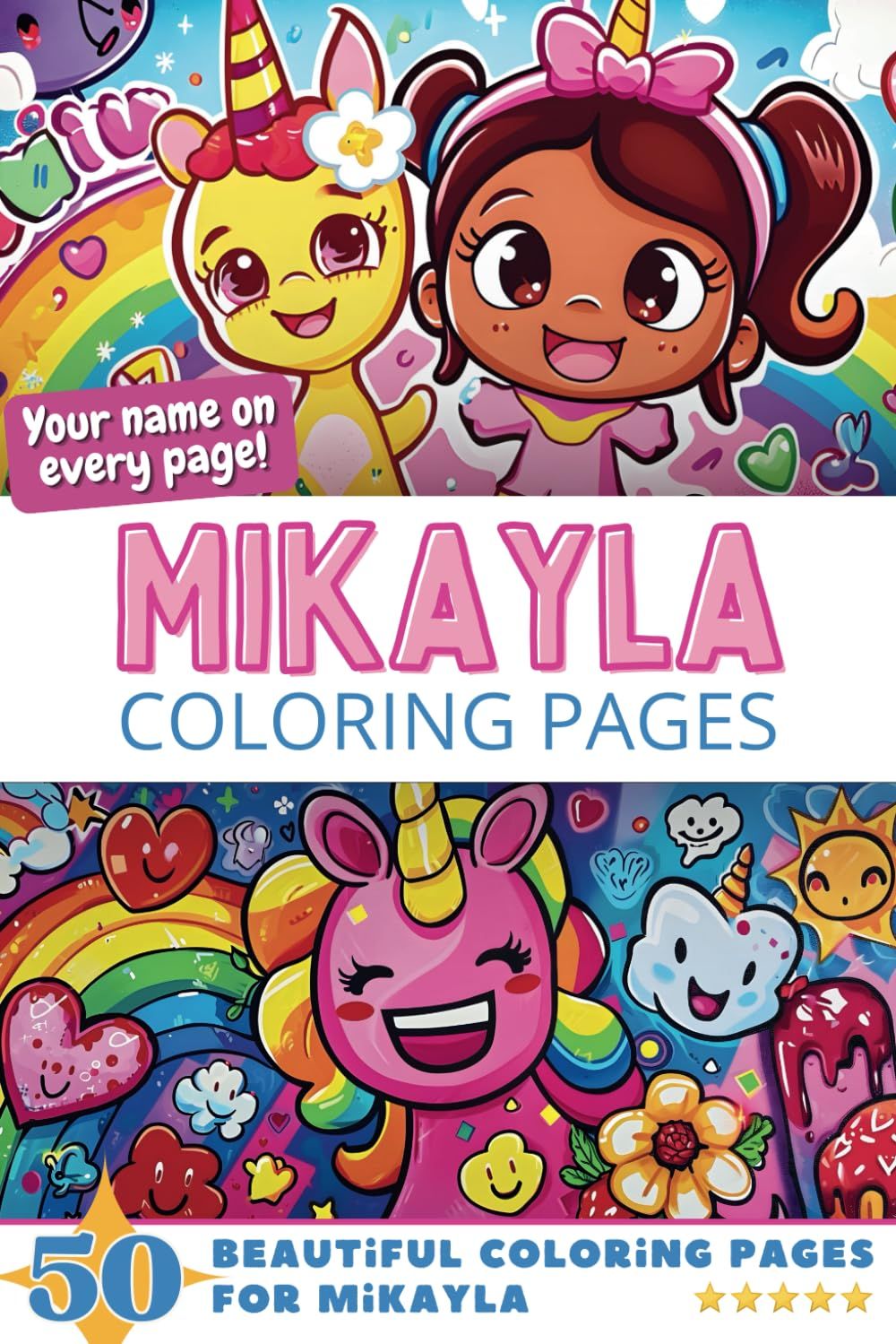 Mikayla Coloring Book Cover