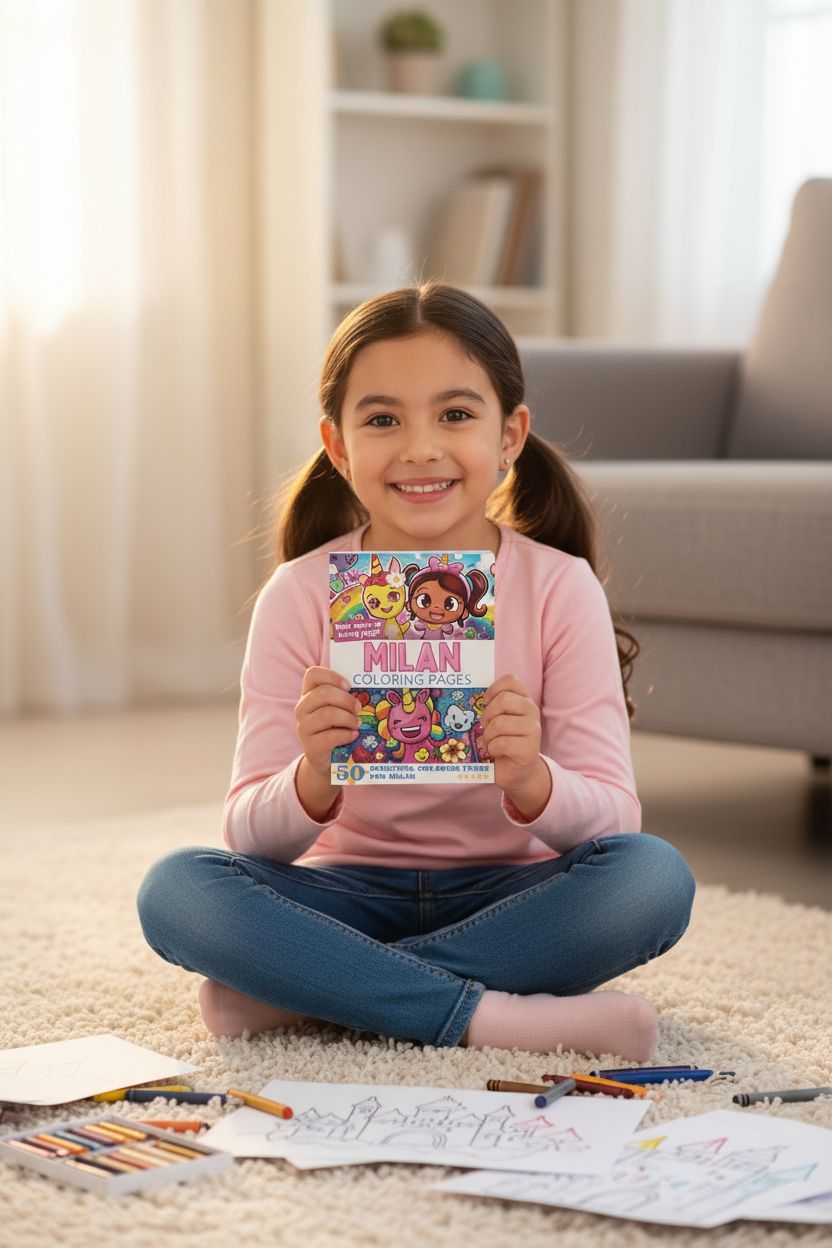 Milan personal coloring pages