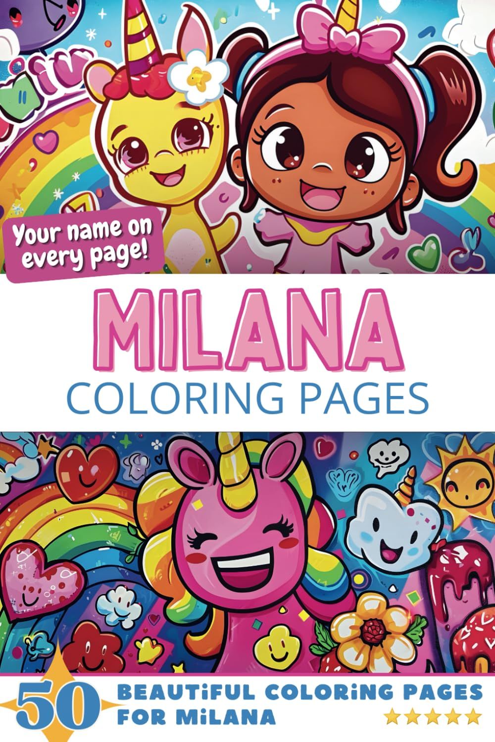 Milana Coloring Book Cover