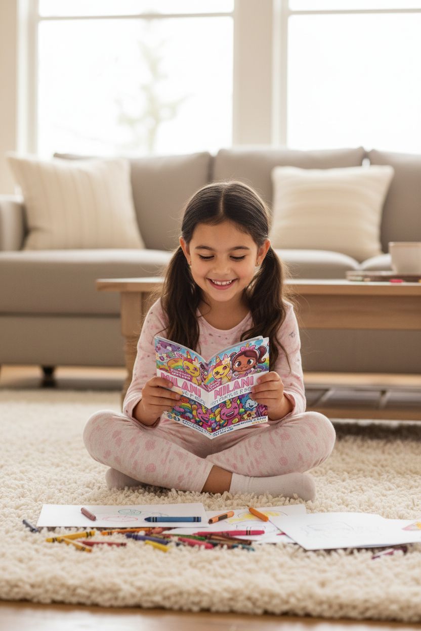 Milani personal coloring pages