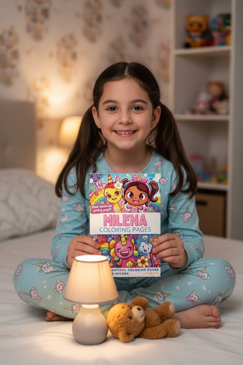 Milena personal coloring pages