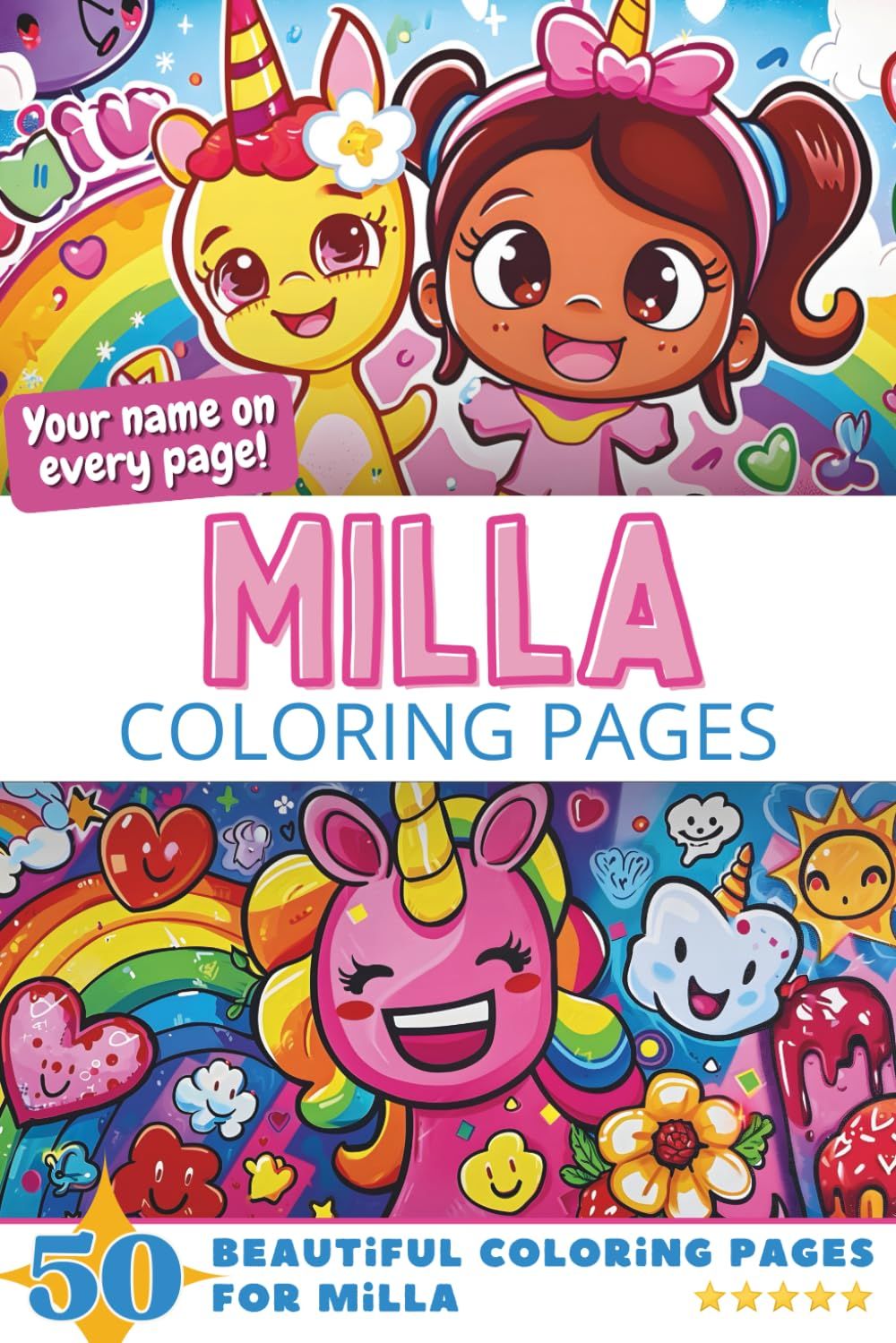Milla Coloring Book Cover