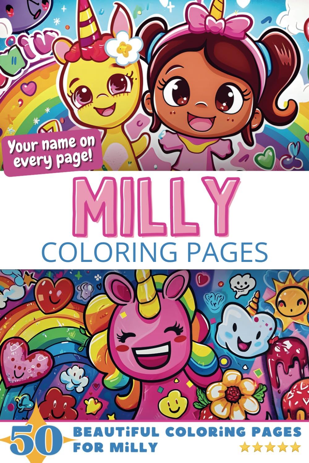 Milly Coloring Book Cover