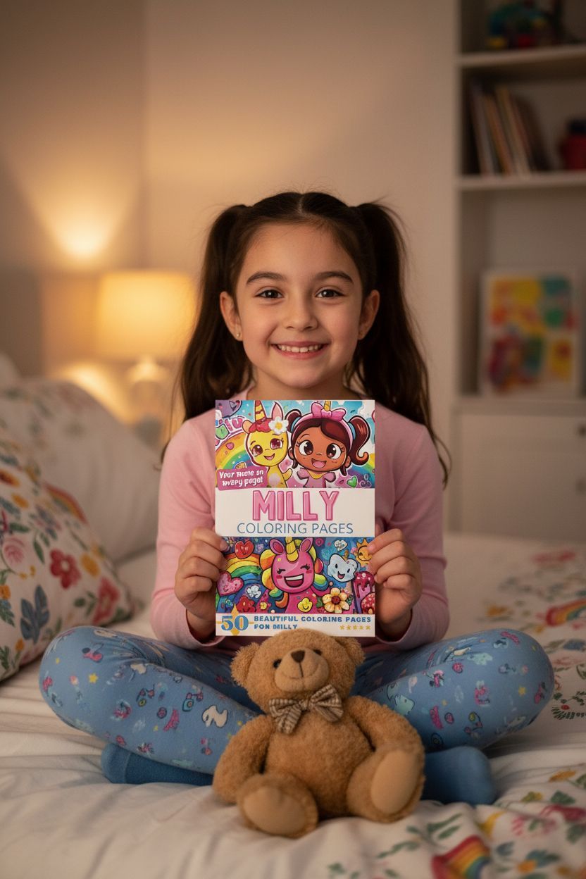 Milly personal coloring pages