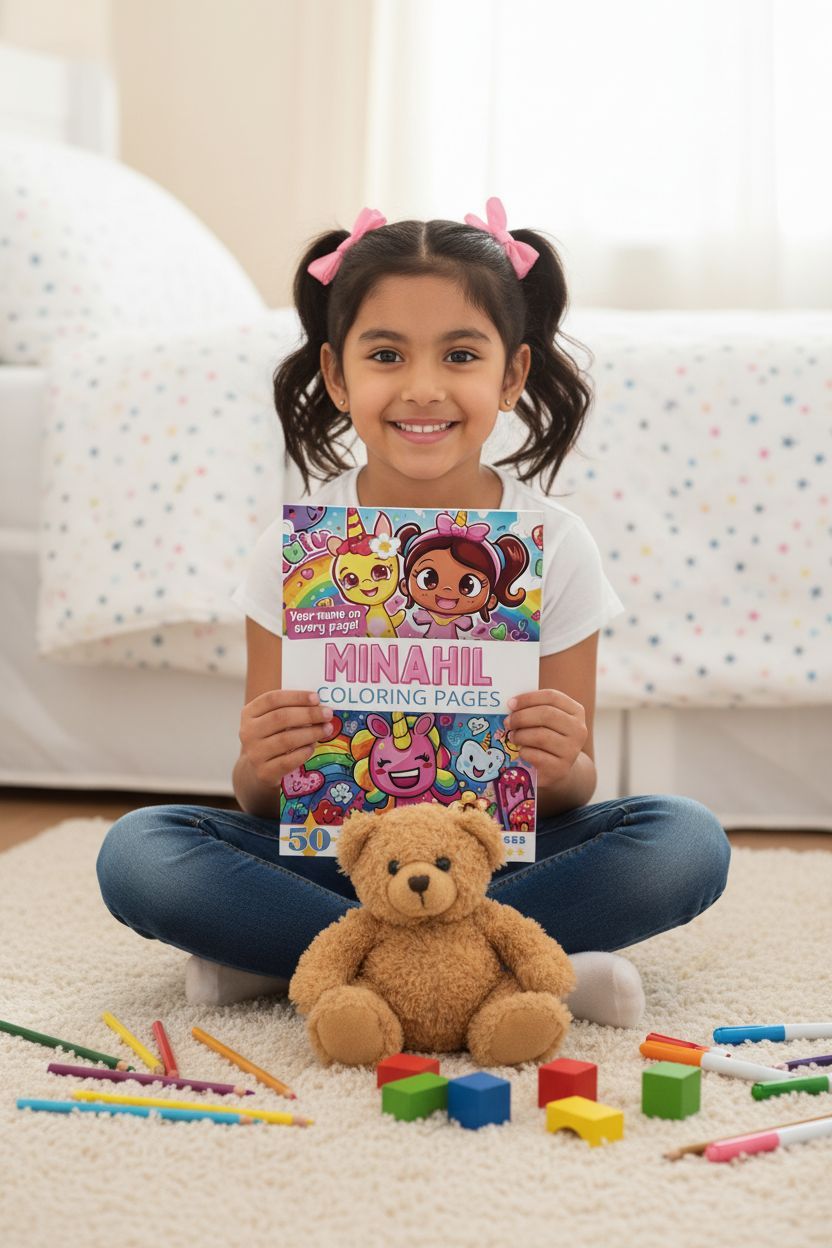 Minahil personal coloring pages