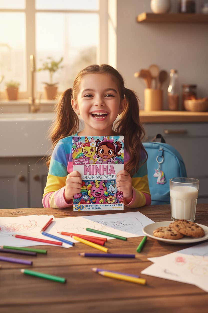 Minha personal coloring pages