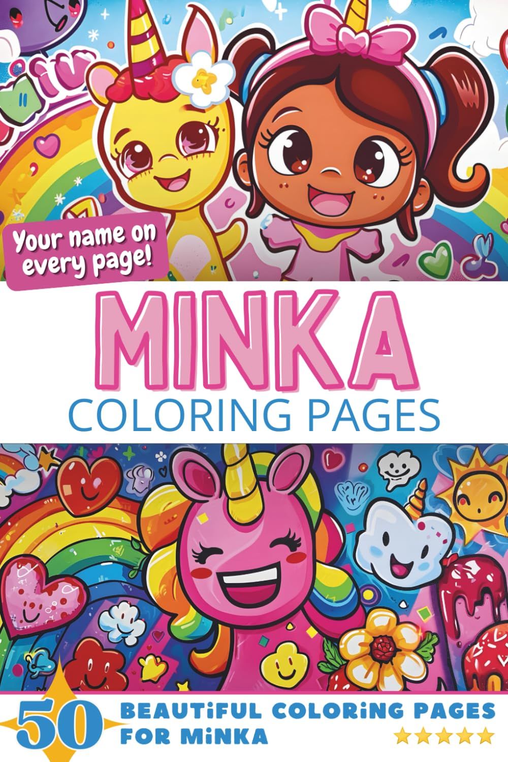 Minka Coloring Book Cover