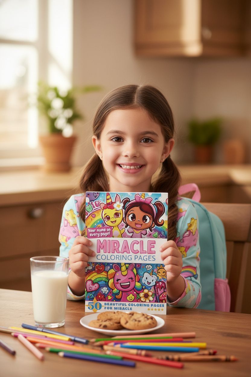 Miracle personal coloring pages