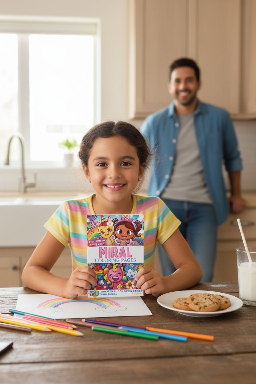 Miral personal coloring pages