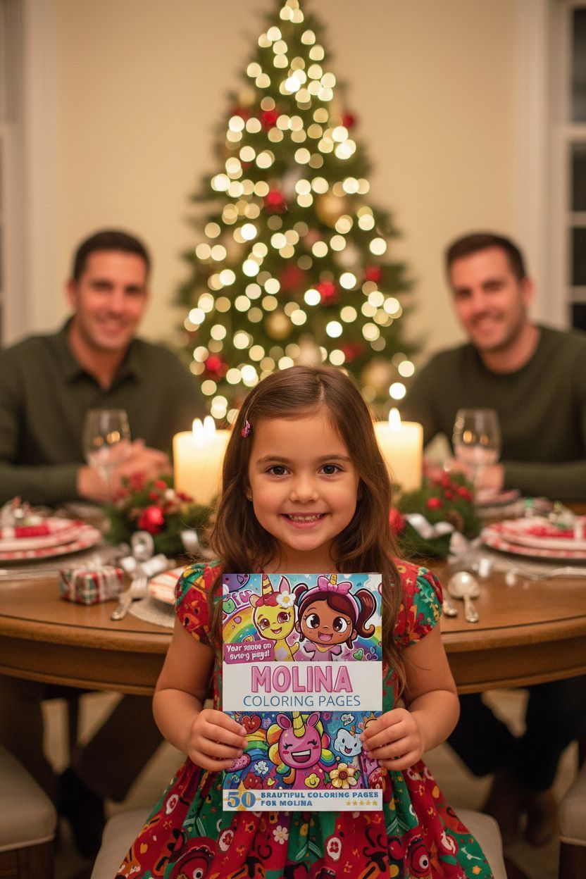 Molina Christmas coloring pages gift