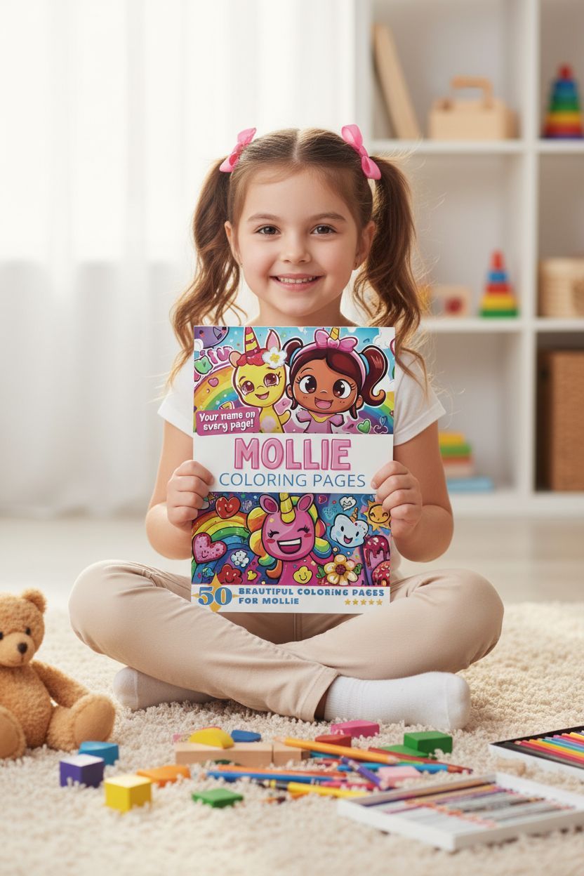 Mollie personal coloring pages