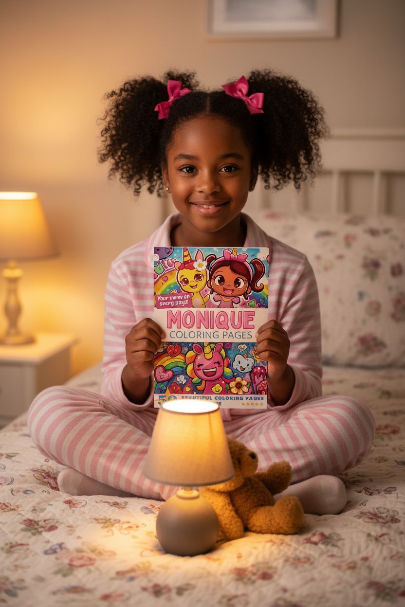 Monique personal coloring pages