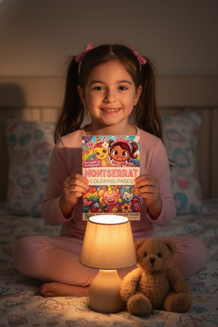 Montserrat personal coloring pages