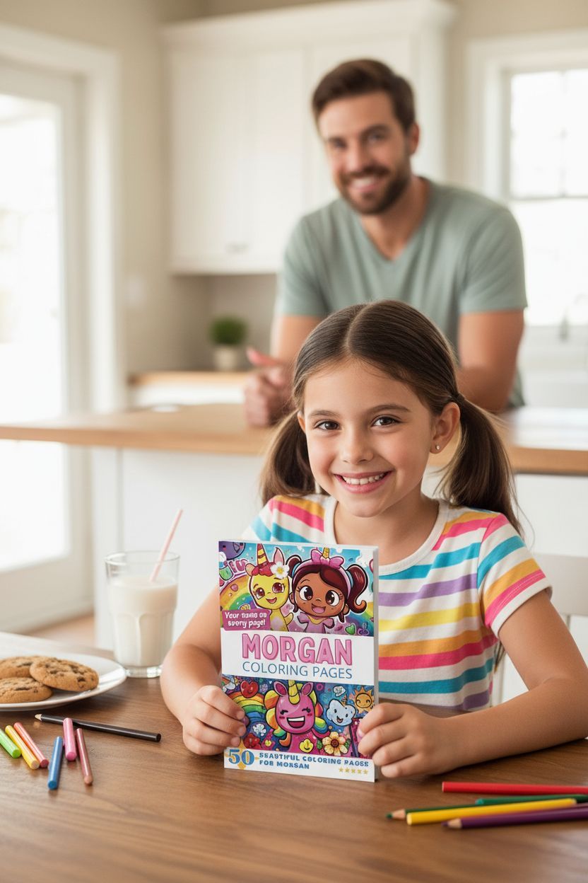 Morgan personal coloring pages