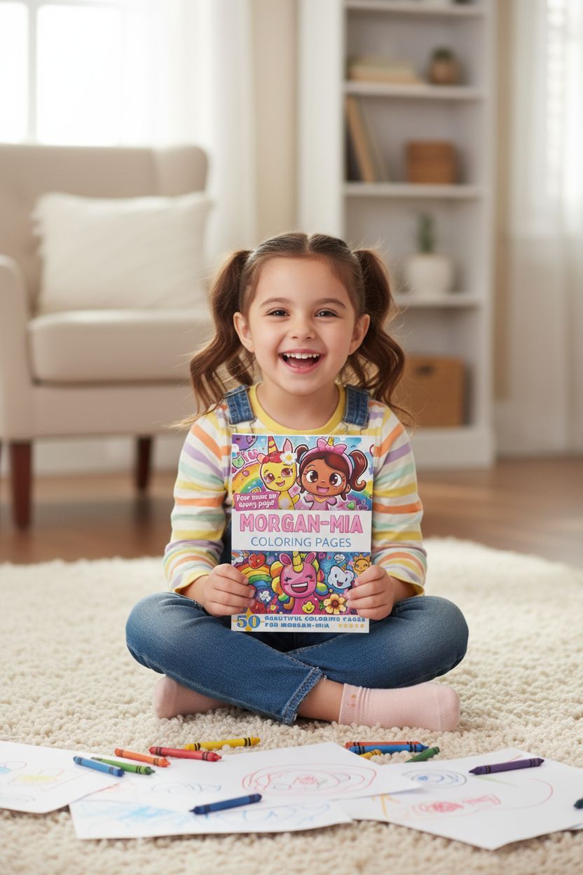 Morgan-Mia personal coloring pages