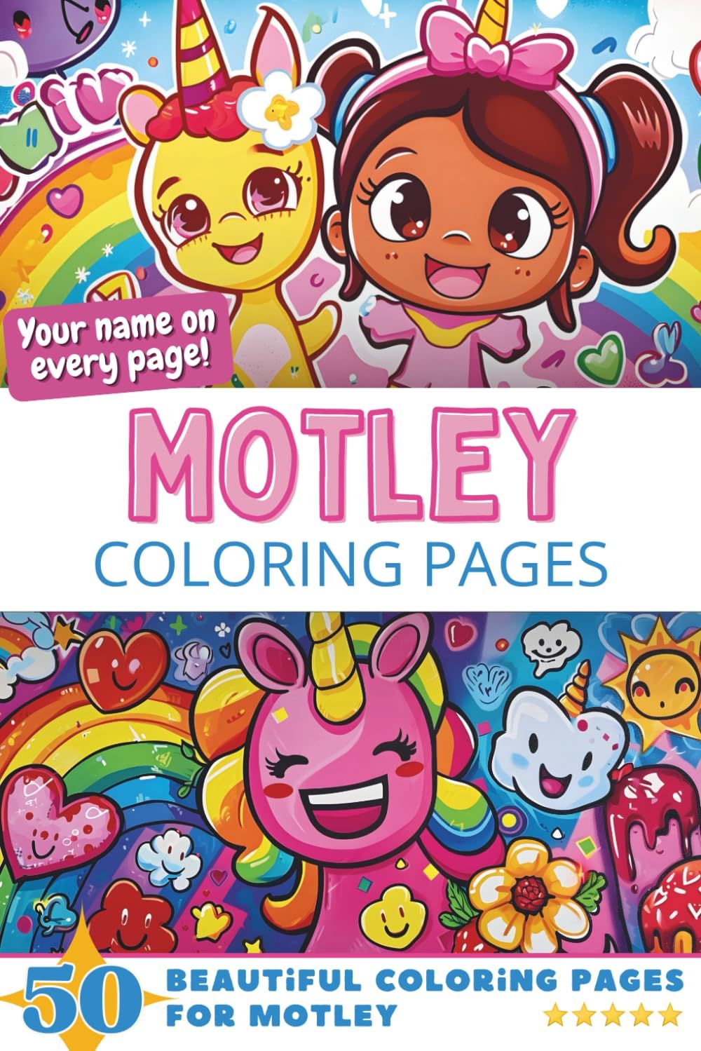 Motley Coloring Book Cover
