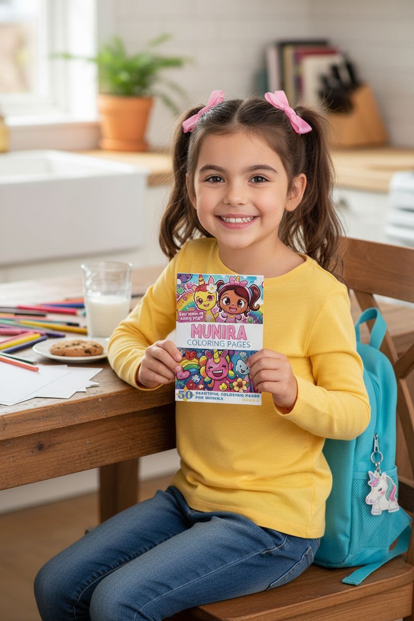 Munira personal coloring pages