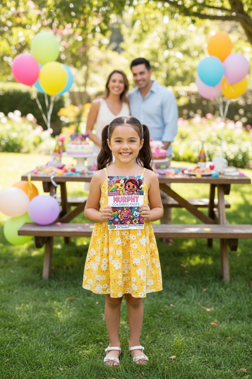 Murphy coloring book in use