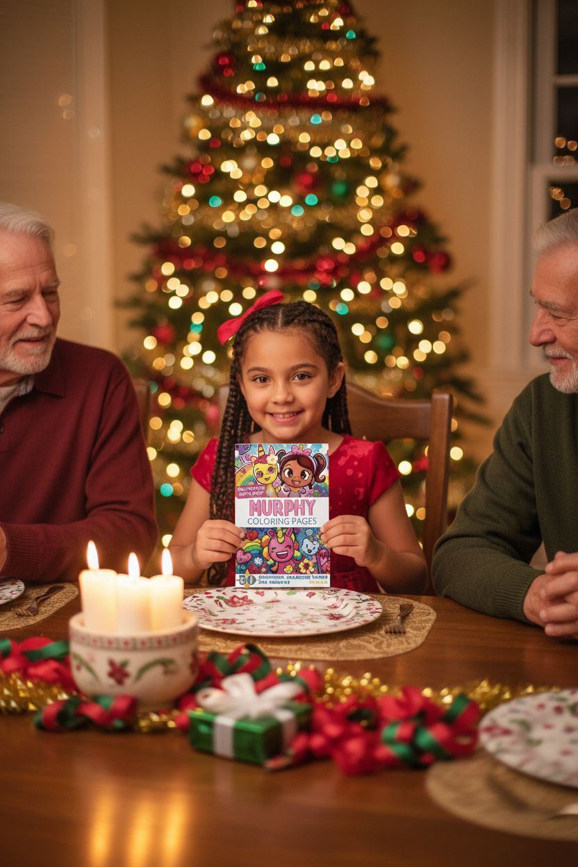 Murphy Christmas coloring pages gift