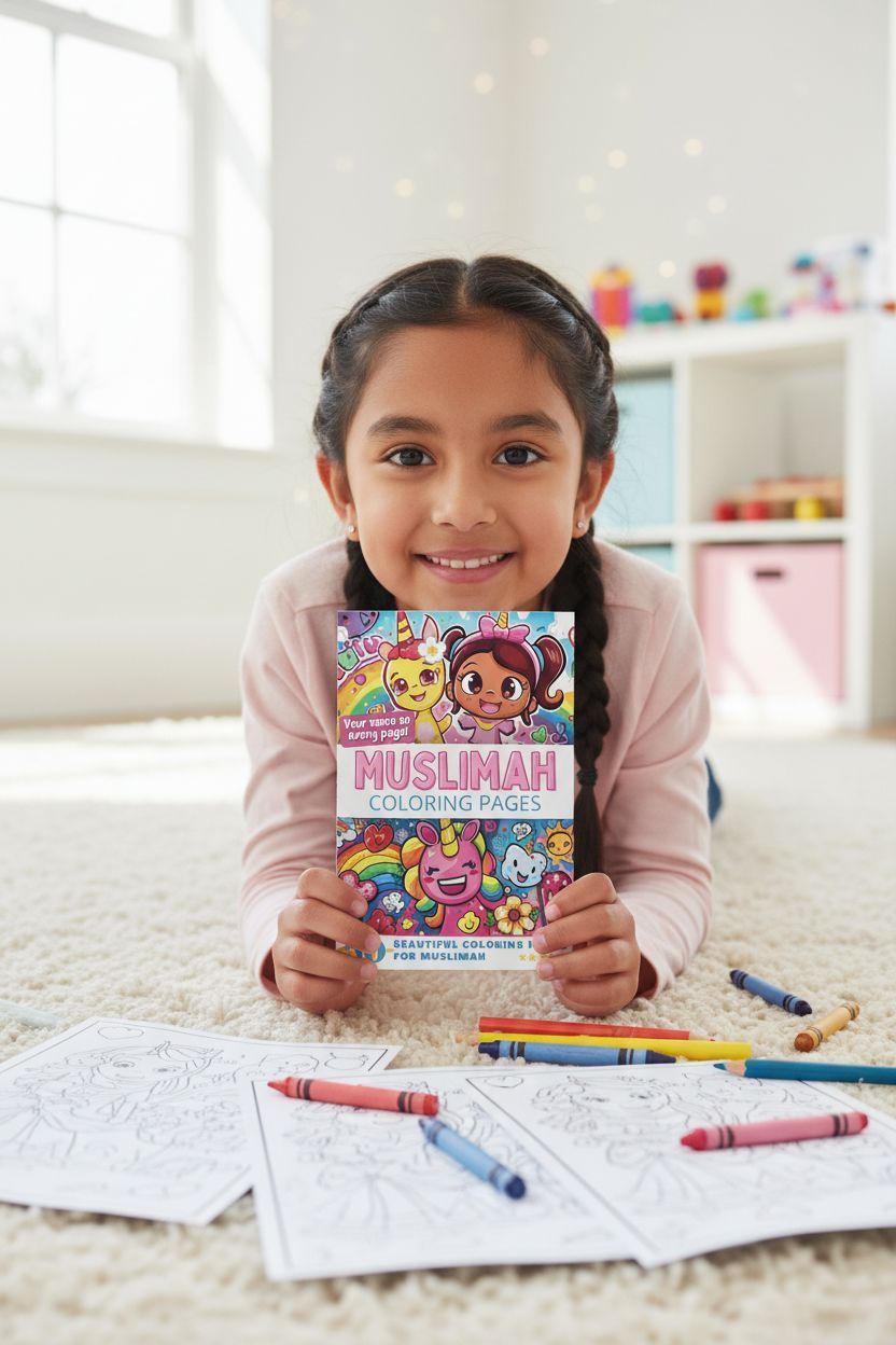 Muslimah personal coloring pages