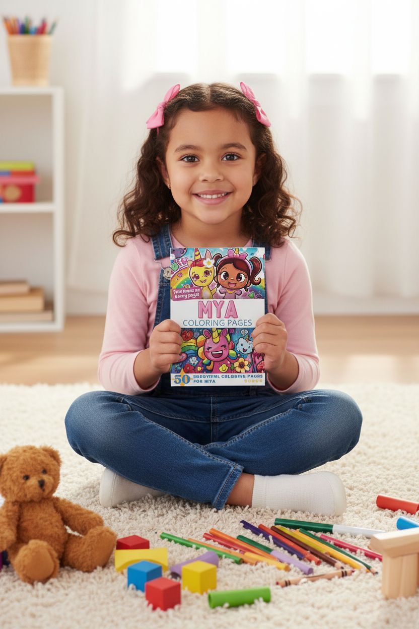 Mya personal coloring pages