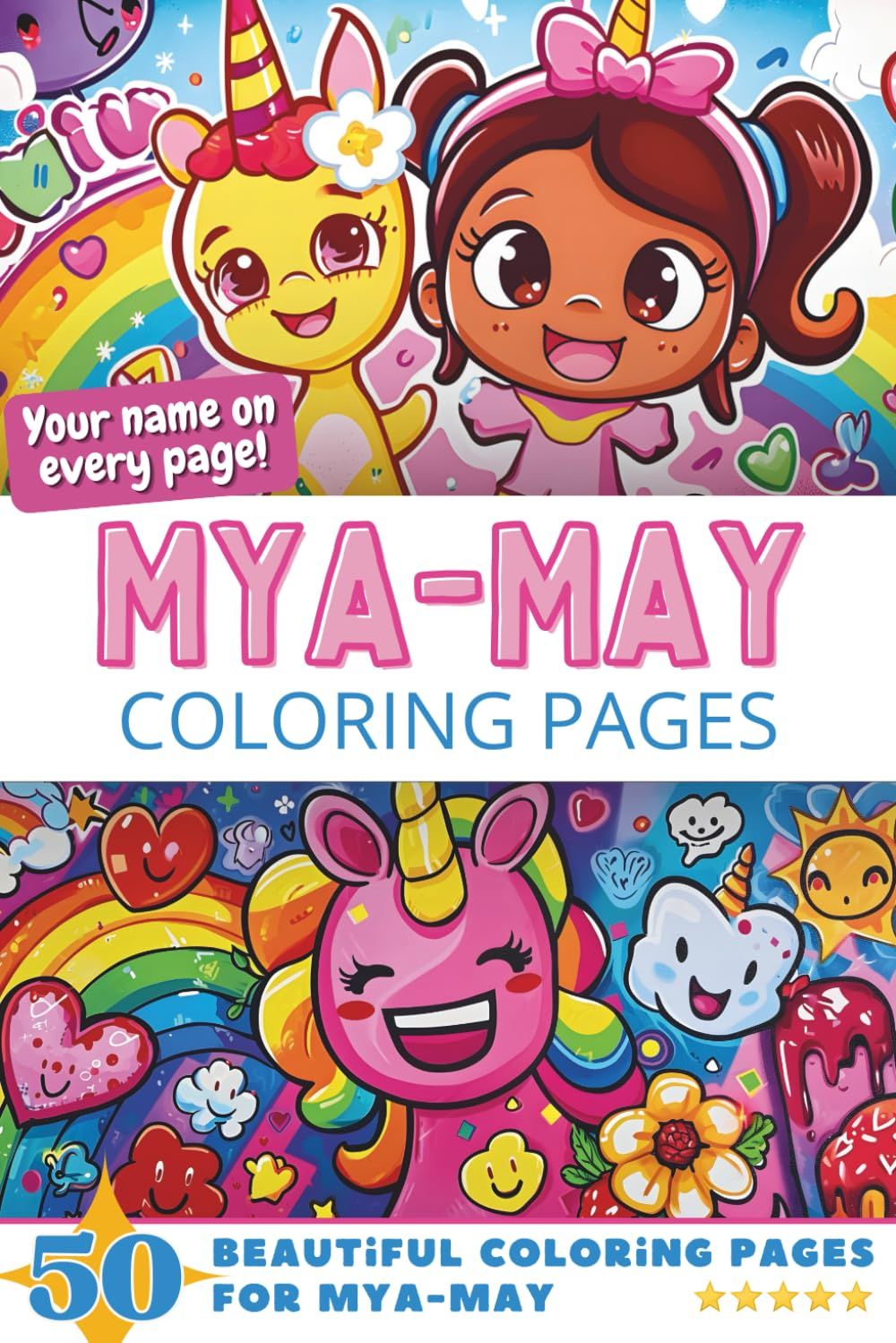 Mya-May Coloring Book Cover