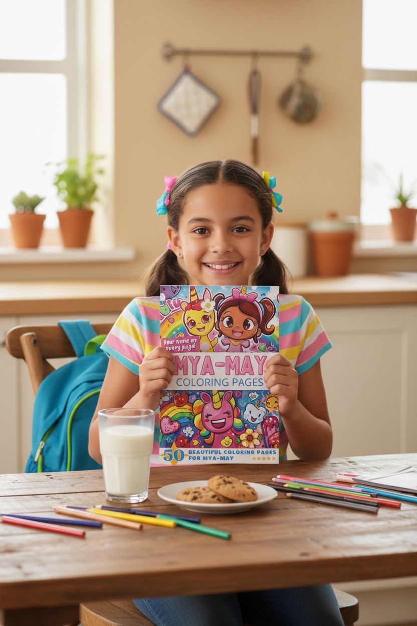 Mya-May personal coloring pages