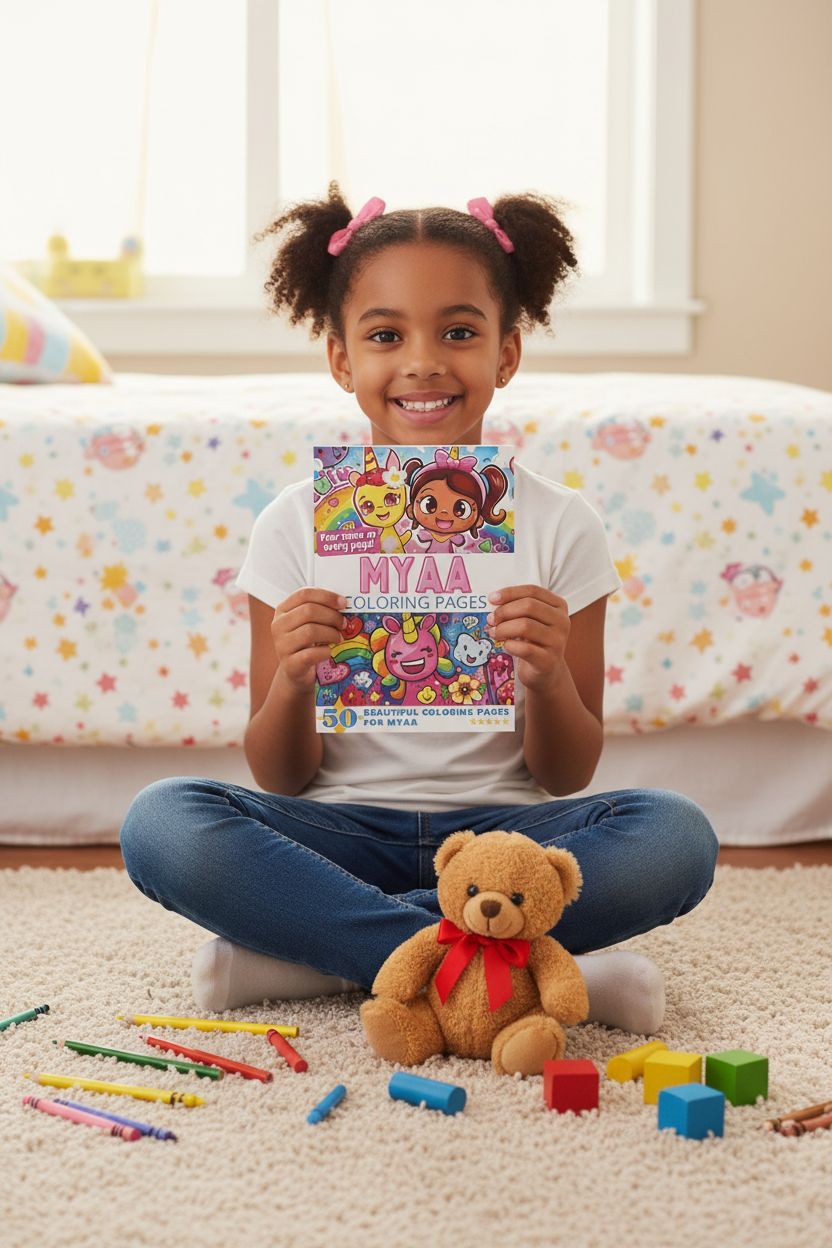 Myaa personal coloring pages