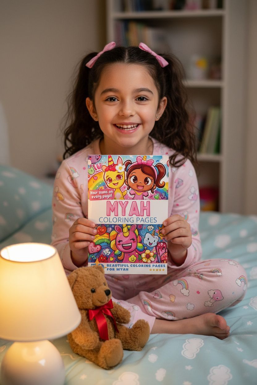 Myah personal coloring pages