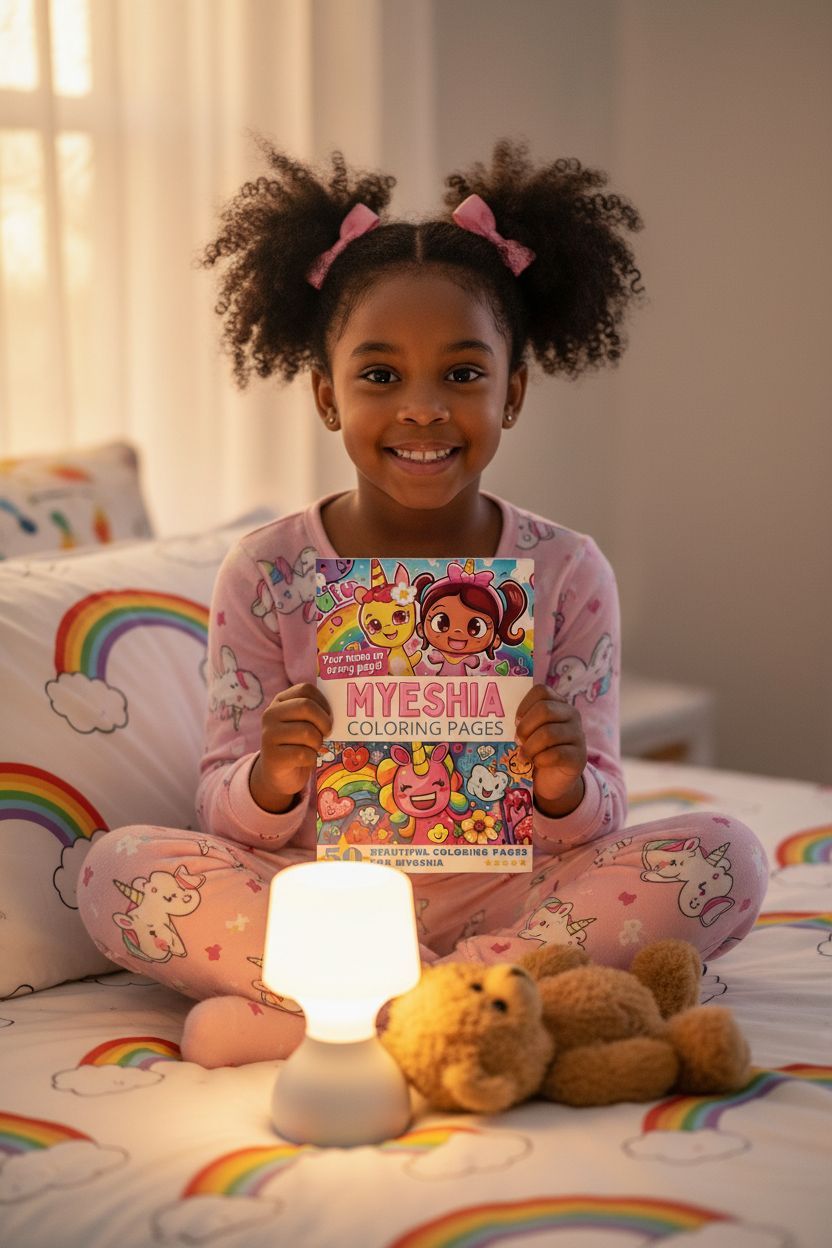 Myeshia personal coloring pages