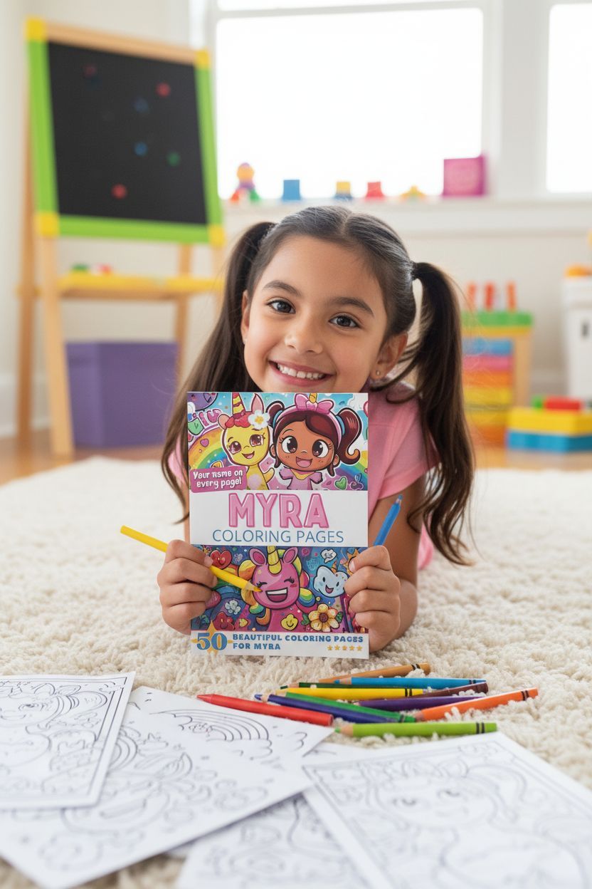 Myra personal coloring pages
