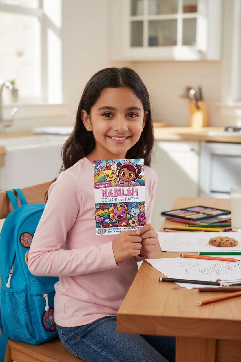 Nabilah personal coloring pages