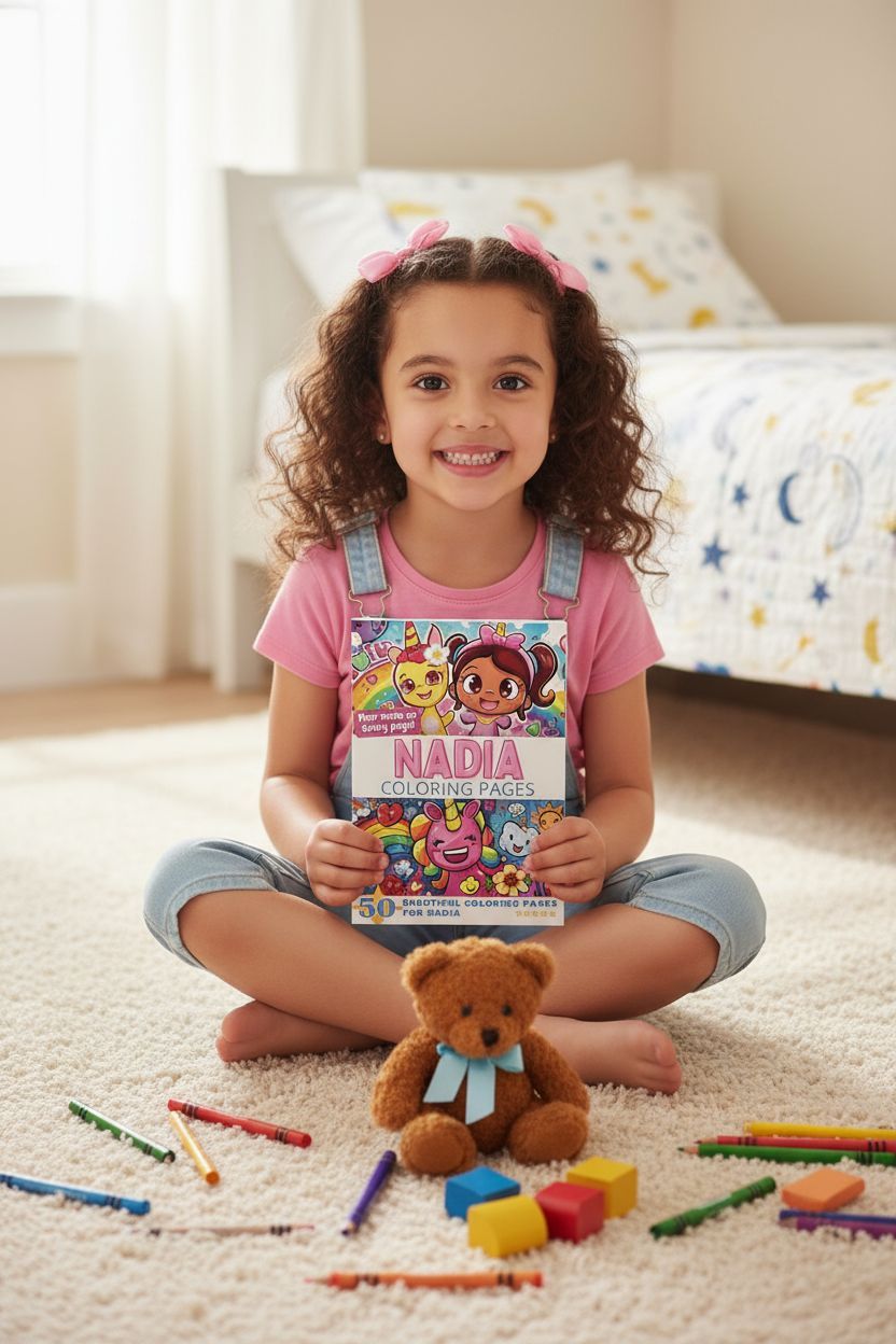 Nadia personal coloring pages