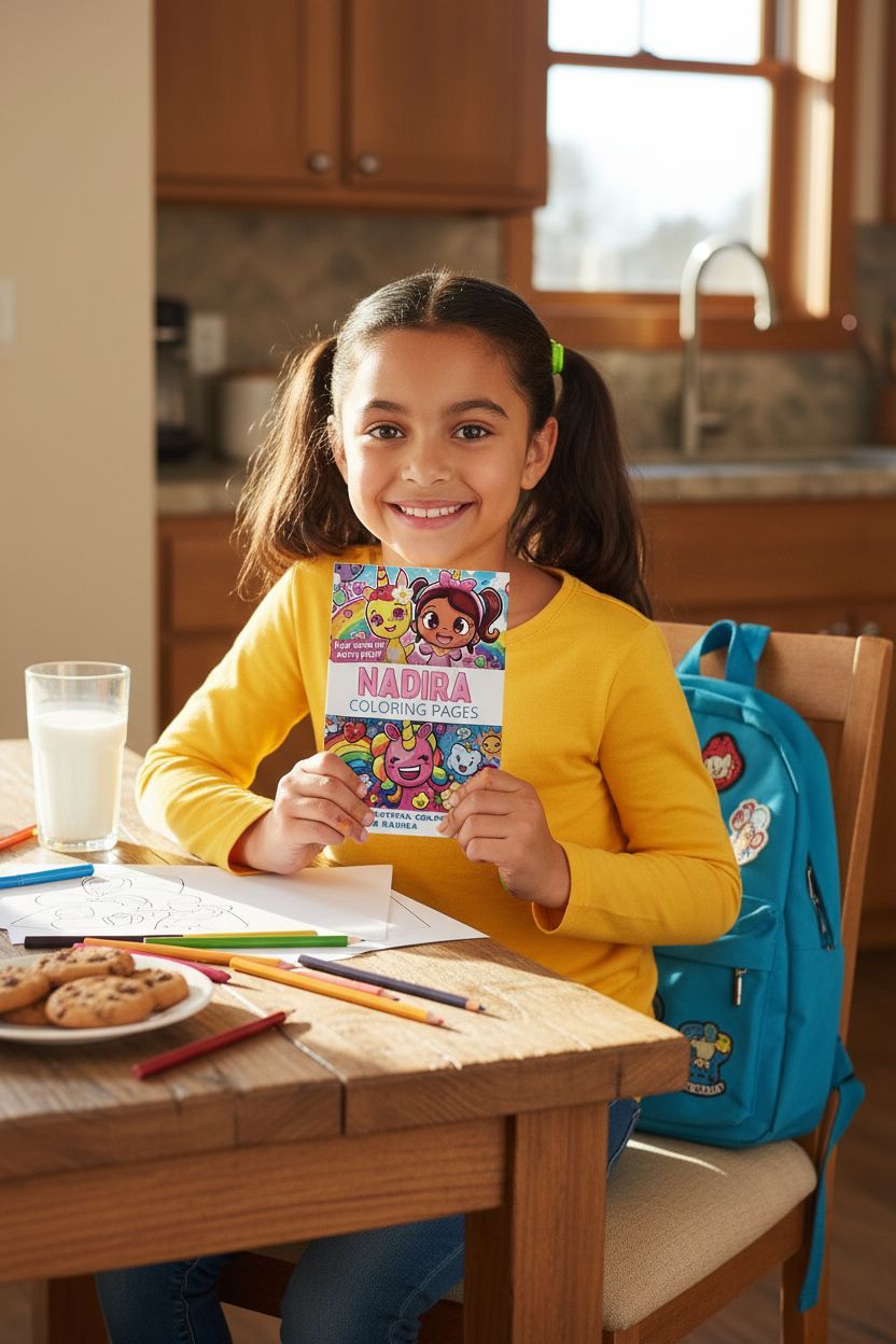 Nadira personal coloring pages