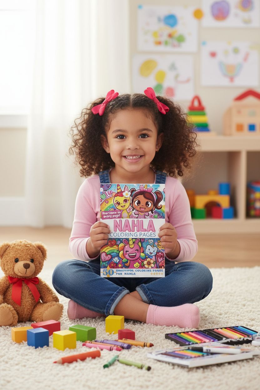 Nahla personal coloring pages