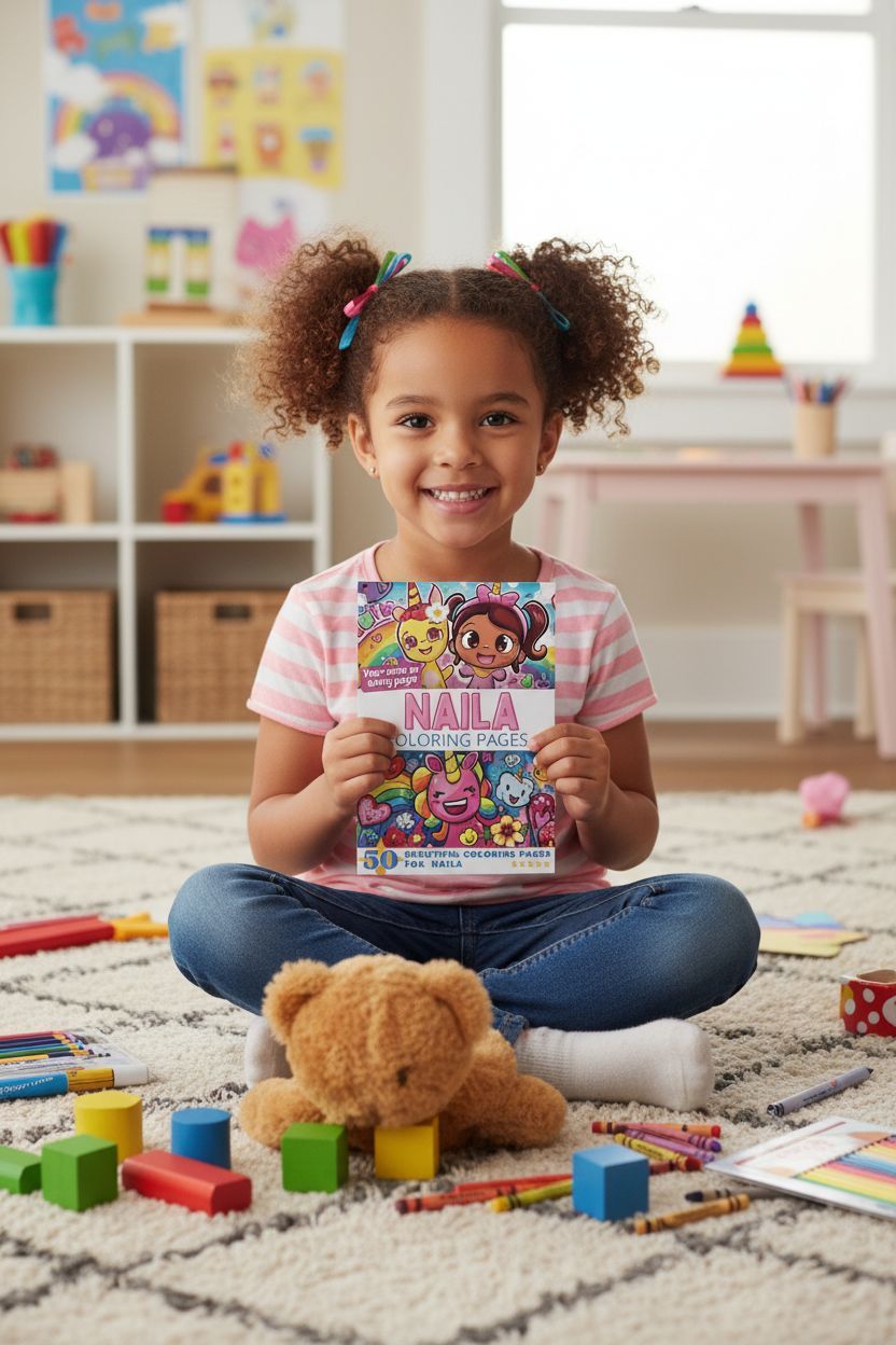 Naila personal coloring pages