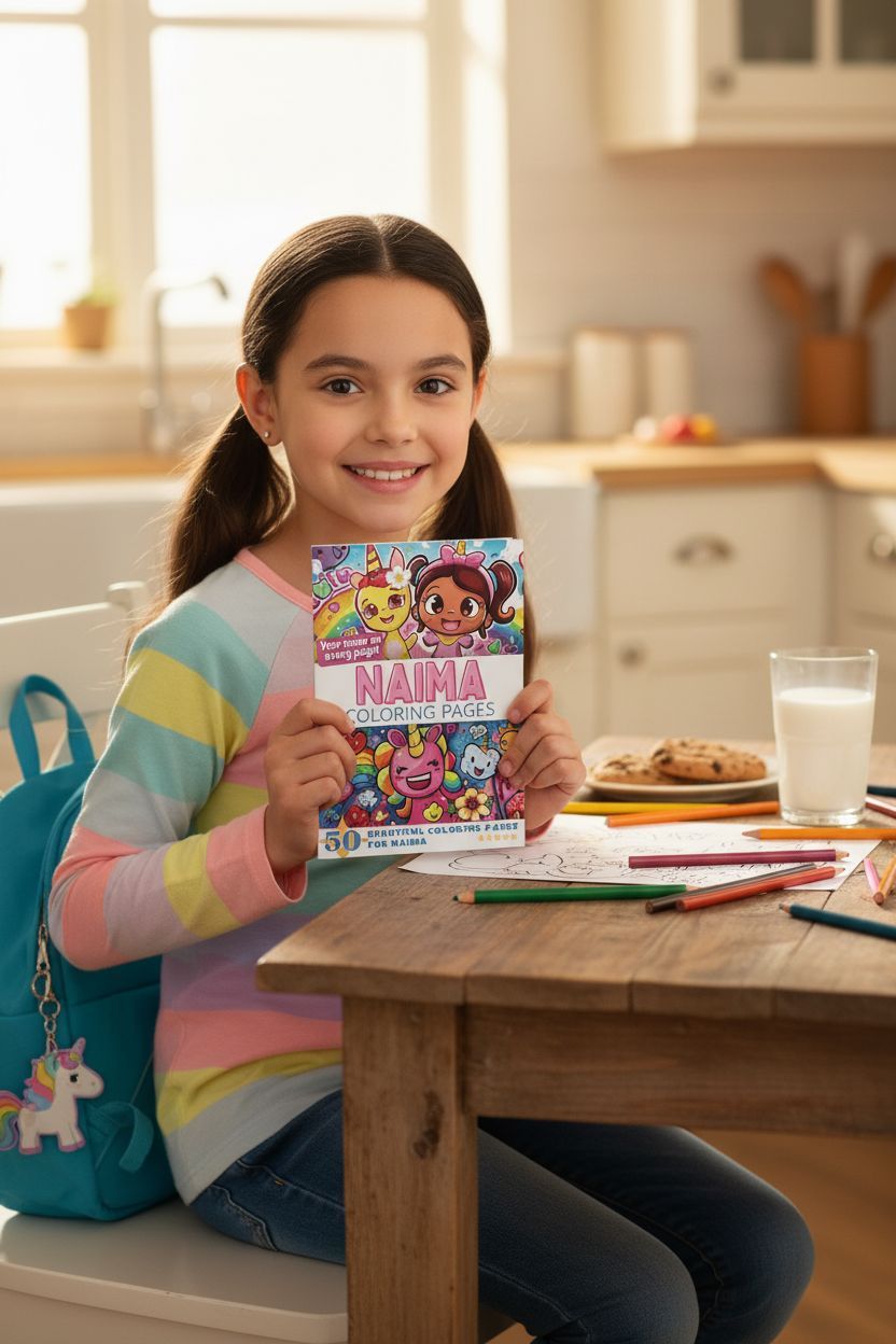 Naima personal coloring pages