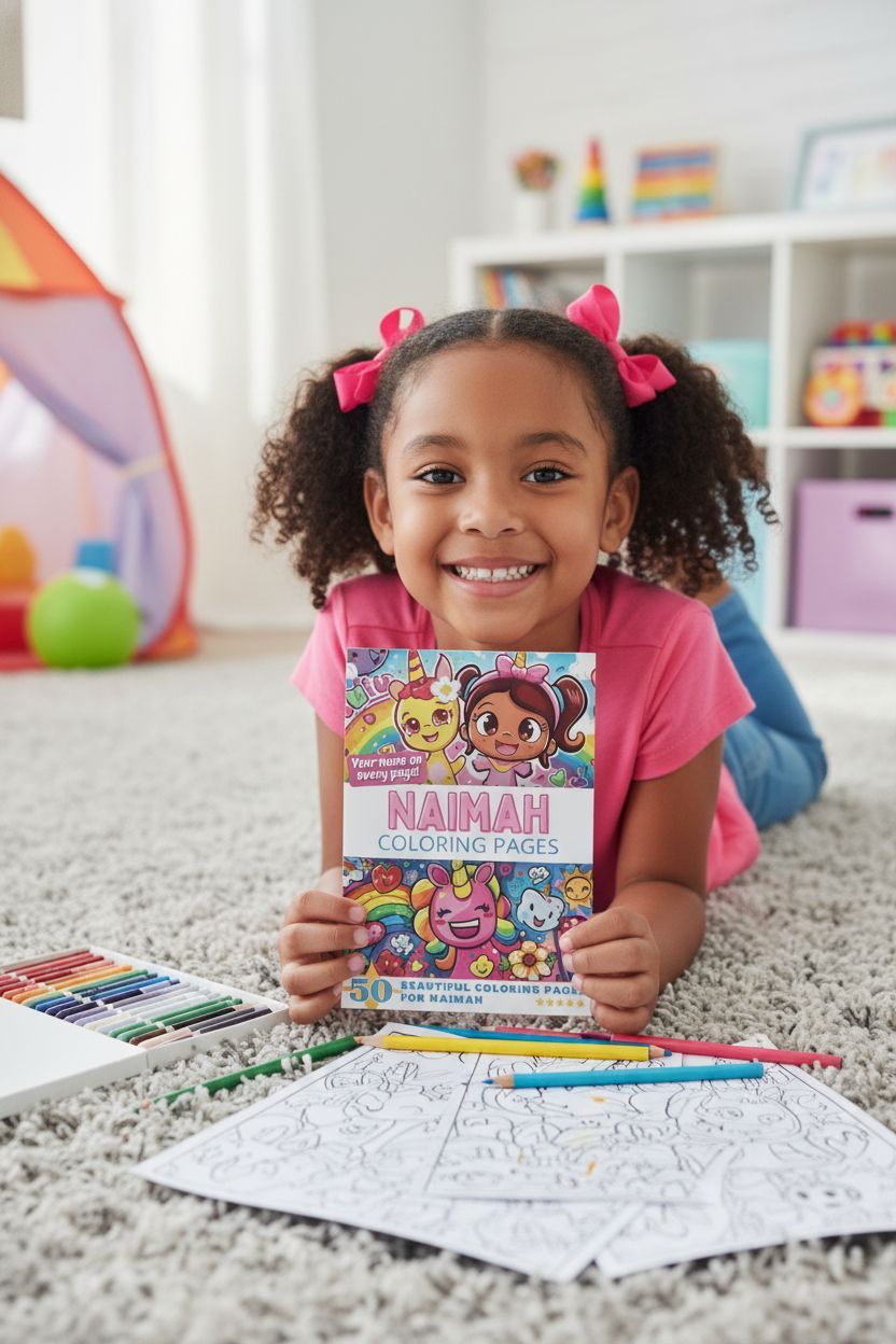 Naimah personal coloring pages