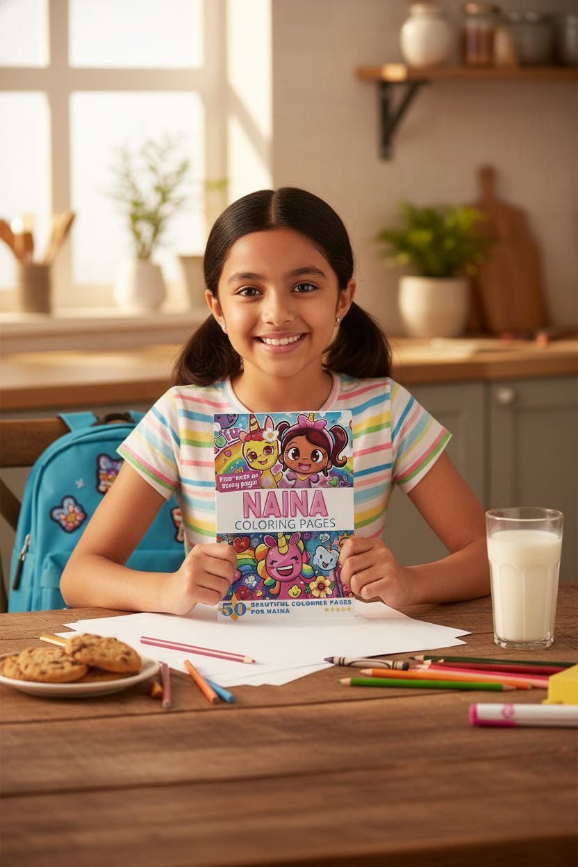 Naina personal coloring pages