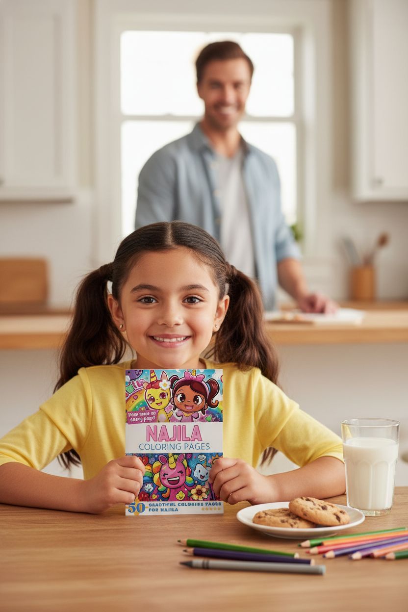 Najila personal coloring pages