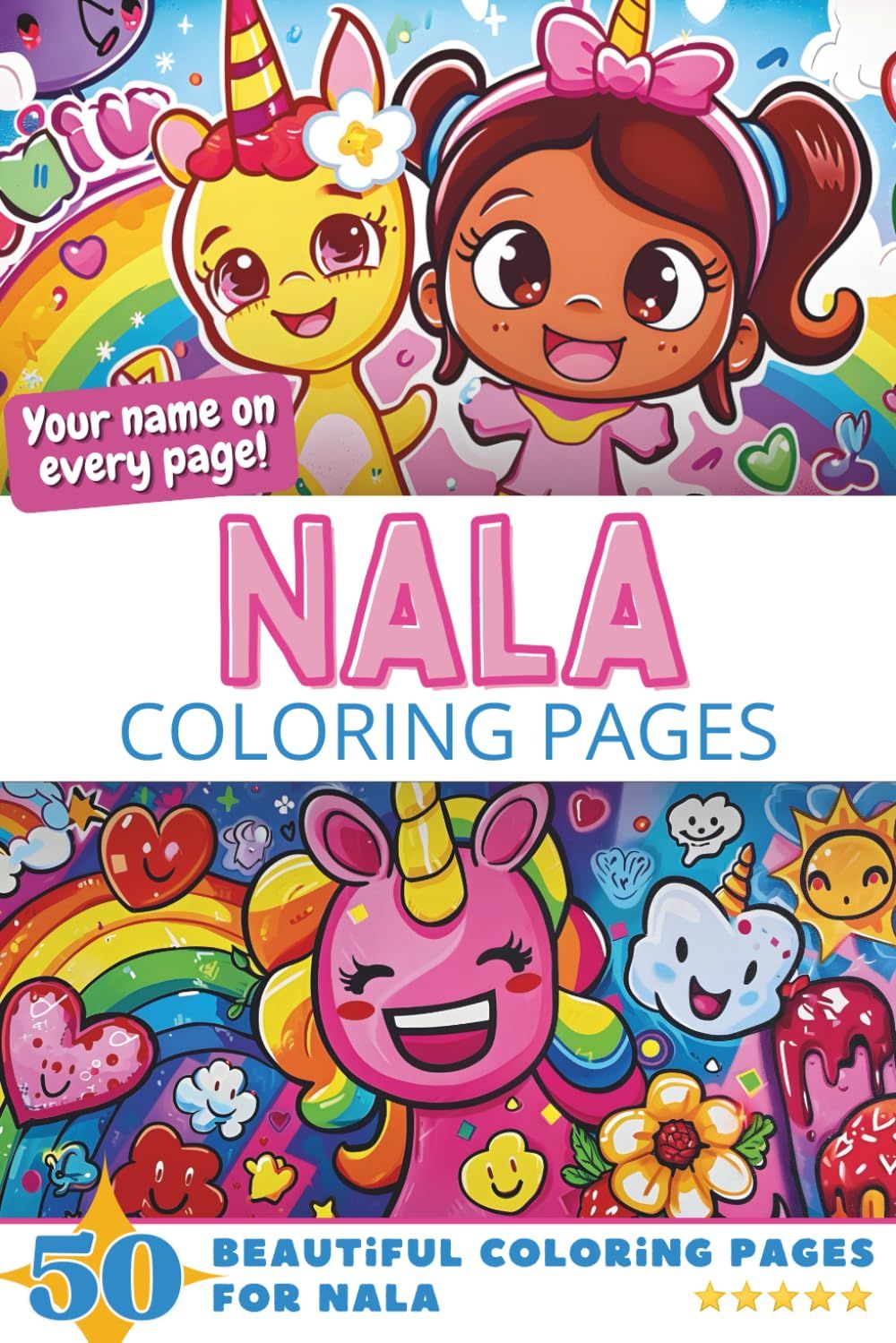 Nala Coloring Book Cover