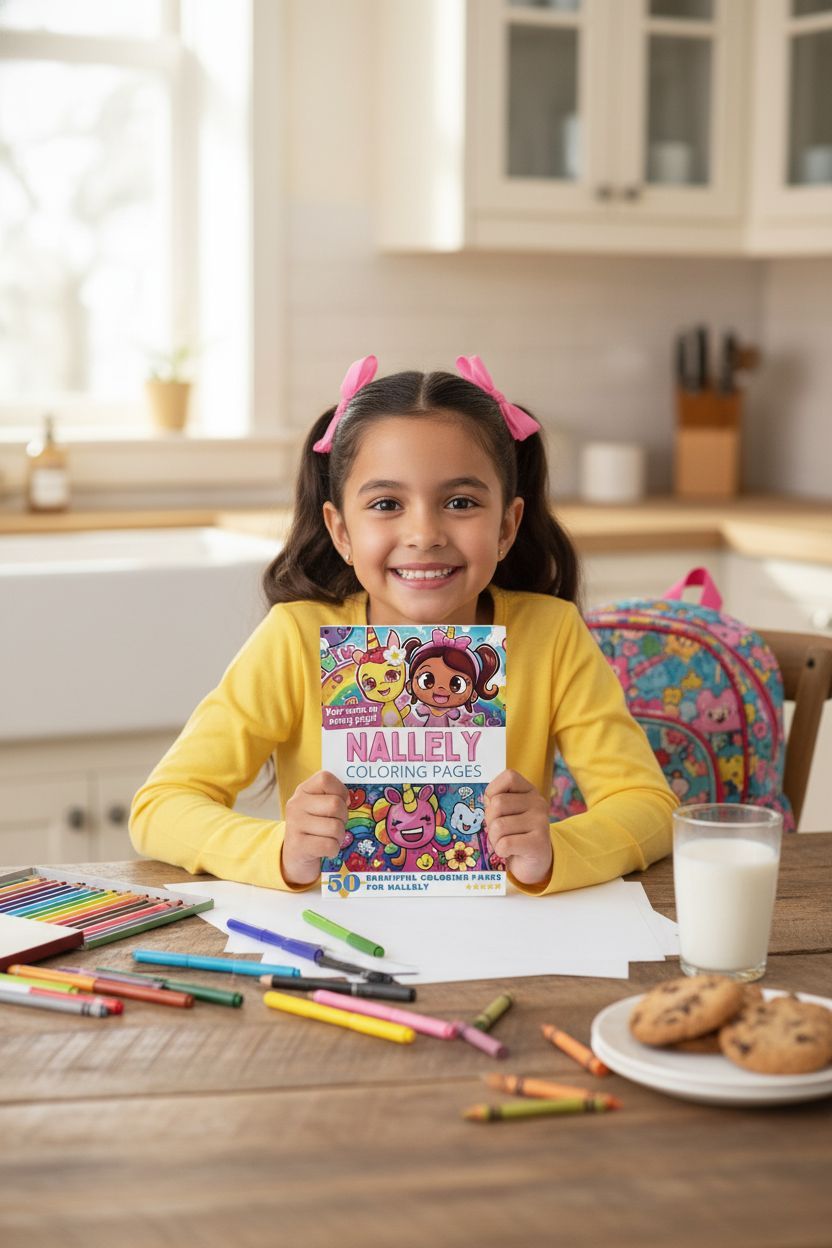 Nallely personal coloring pages