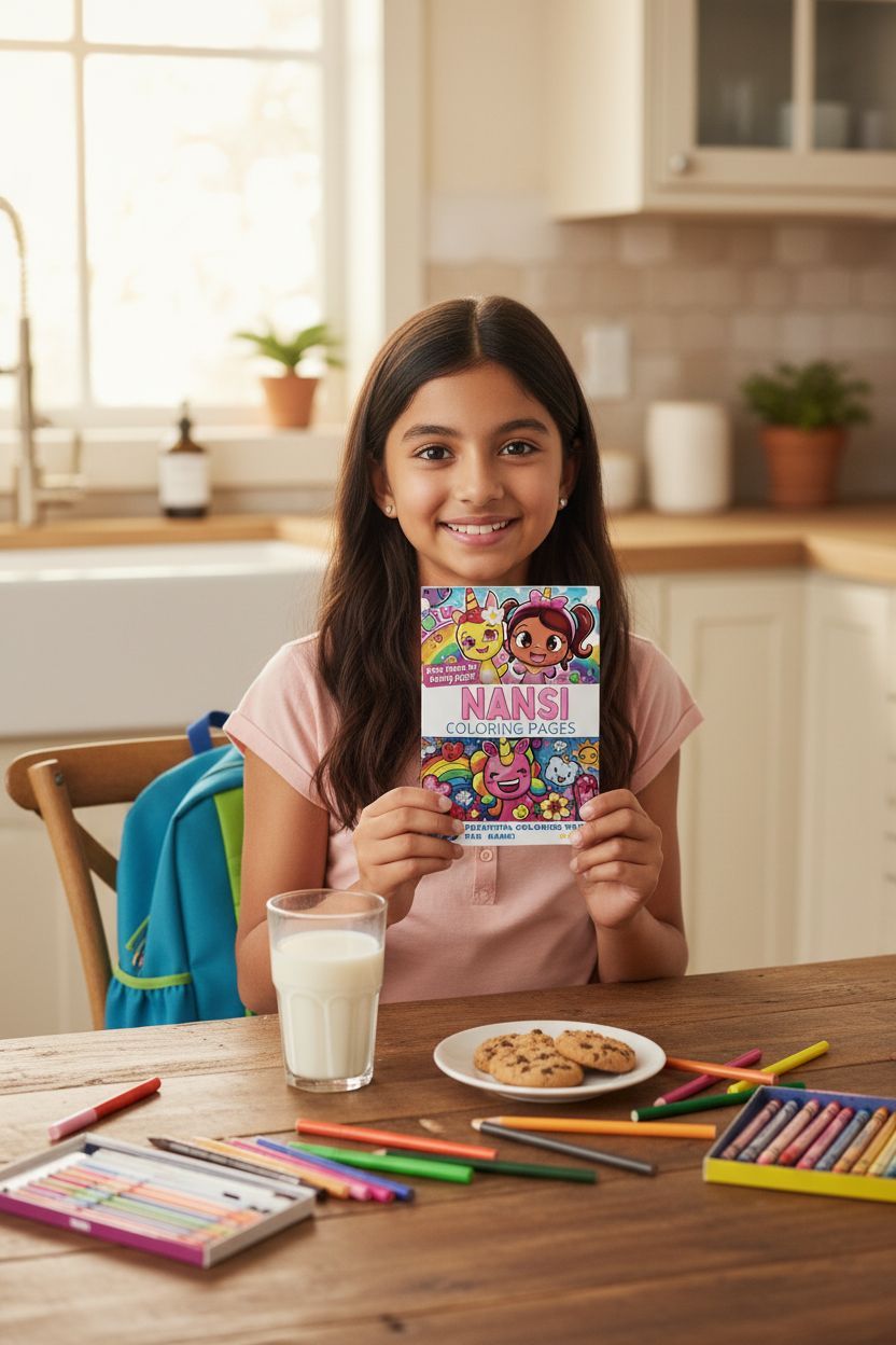 Nansi personal coloring pages