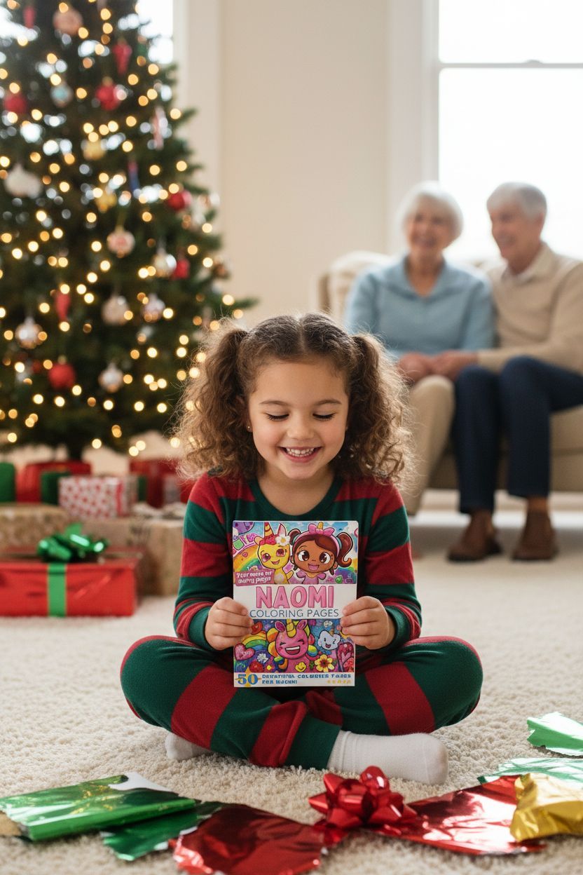 Naomi Christmas coloring pages gift