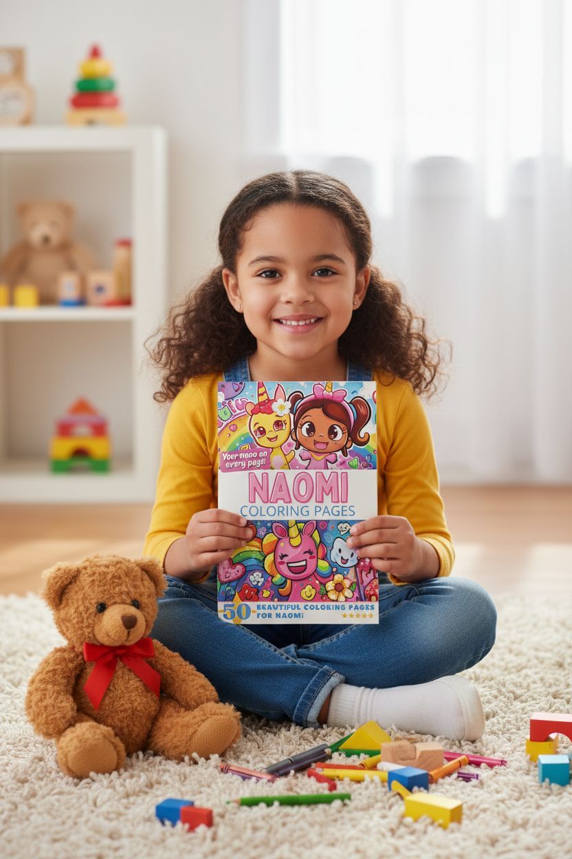 Naomi personal coloring pages