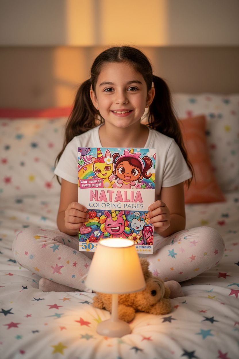 Natalia personal coloring pages