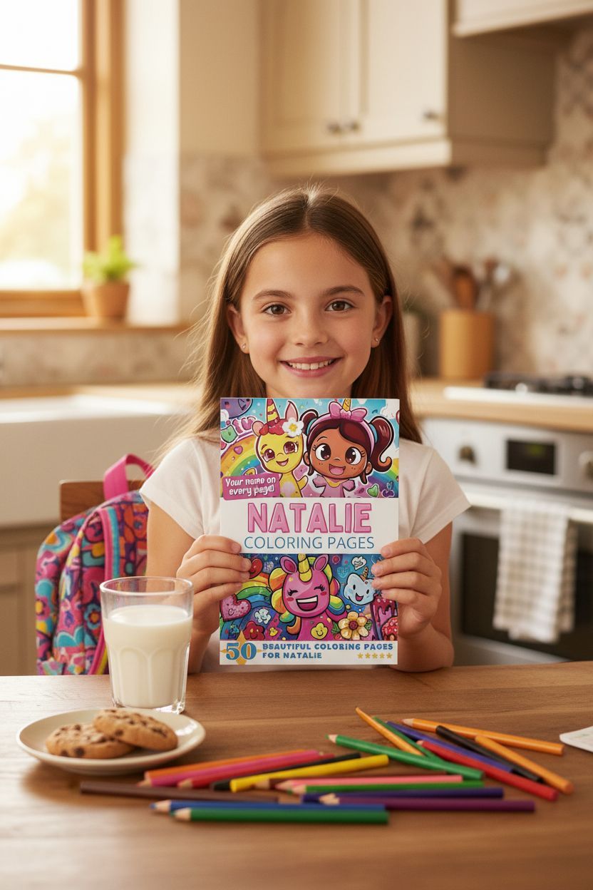 Natalie personal coloring pages