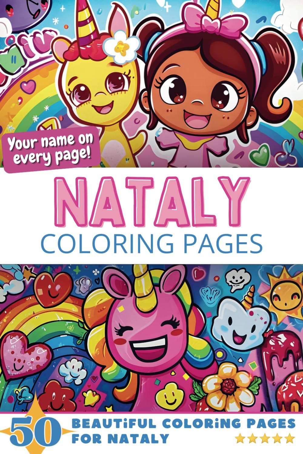 Nataly Coloring Book Cover