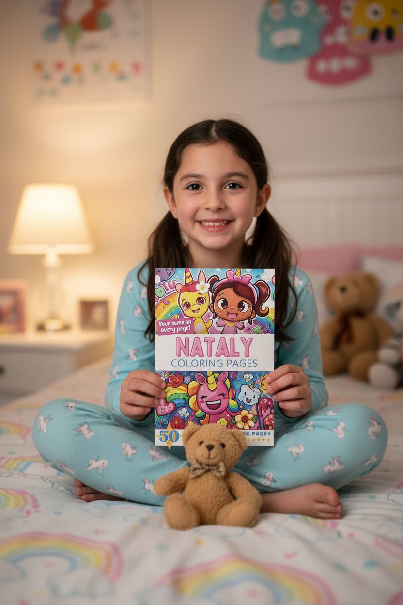 Nataly personal coloring pages